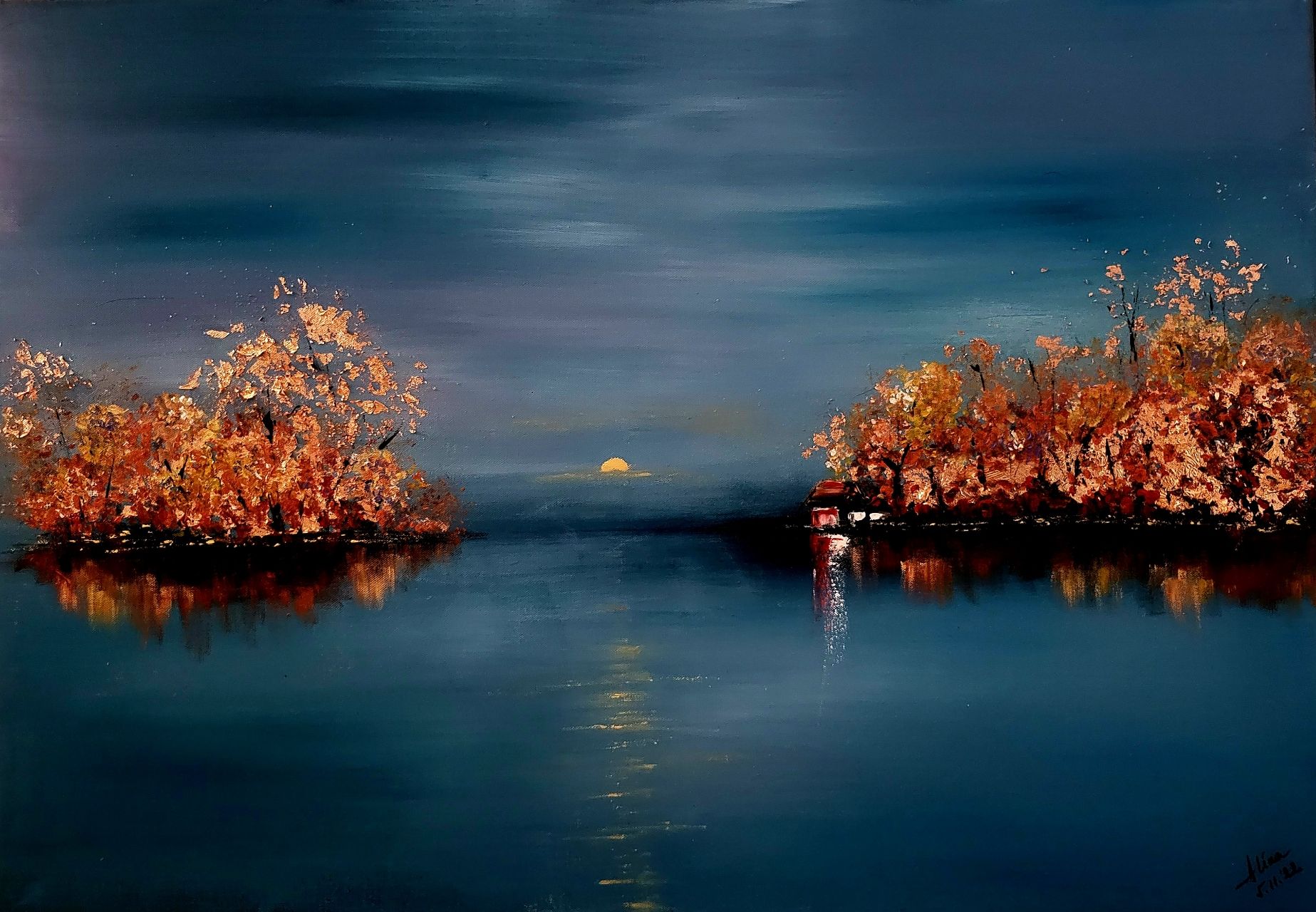 ArteDiAlina.com painting: Golden November